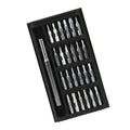 25 in 1 screwdriver set with magnetic handle and 24 alloy steel bits