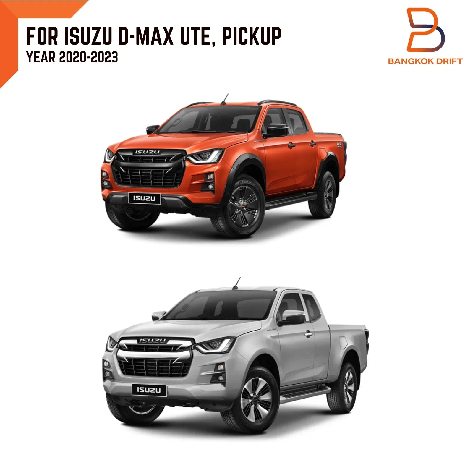 Fog Lamp Cover Trim for ISUZU D-MAX DMAX UTE (2020-2023)