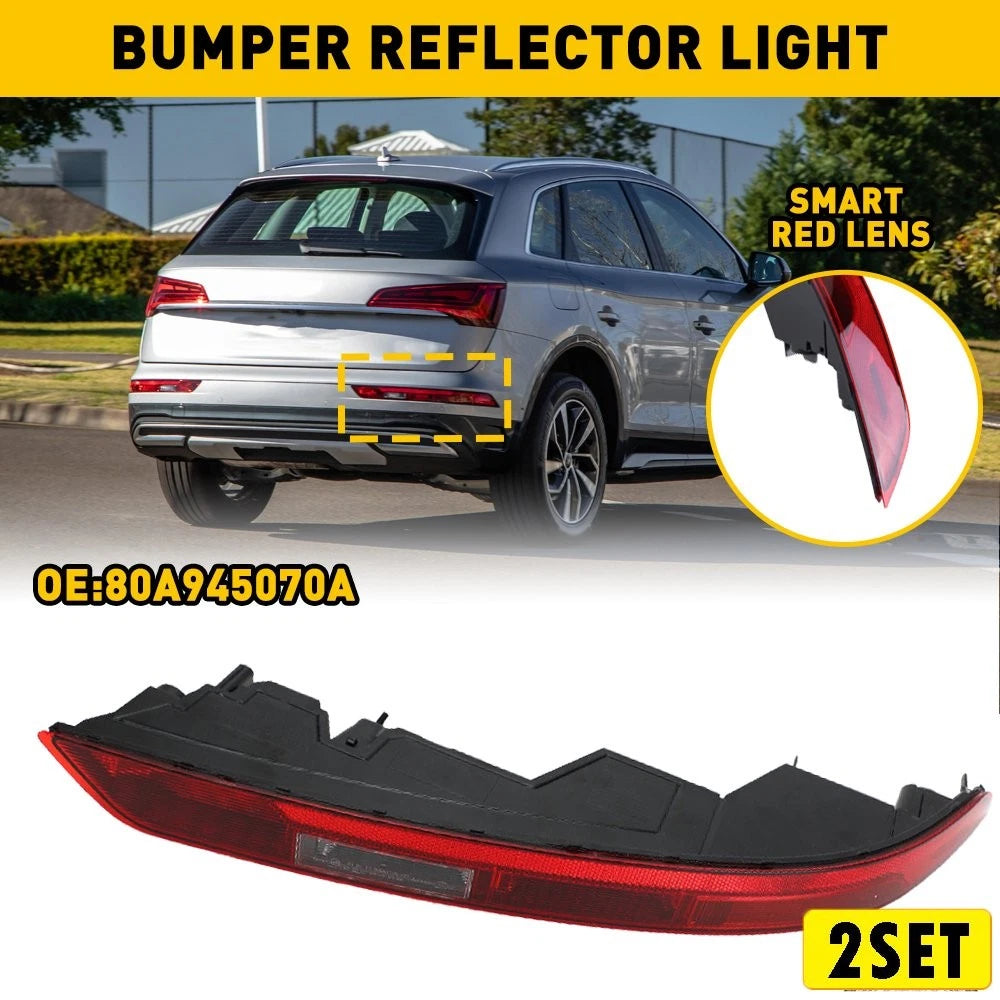 Set of 2 Lower Tail Stop Lamps for Audi Q5 (2018–2021) - Passenger Side