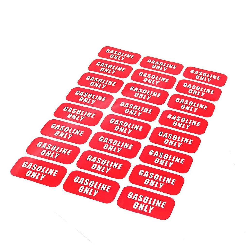 Gasoline Only Vinyl Decal for Fuel Gas Door (Weatherproof)