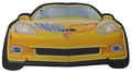 3D Wooden Sign for Corvette (2006) - Yellow Lenticular Man Cave Decor