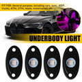 4 Pod Purple LED Rock Light for Jeep Truck UTV ATV (LH02 EH)