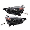 Set of 2 Halogen Headlight Headlamps for Mazda CX-3 (2016–2022)