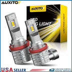 2X LED Fog Light Bulbs for H11 H8 Vehicles (Dual Color Switchback)