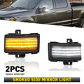 Smoked LED Switchback Mirror Lights for Ford Super Duty F250 F350 (2017–2022)