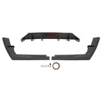 Rear Bumper Diffuser Lip for Hyundai Elantra (2021–2023) with LED Light, Carbon Look