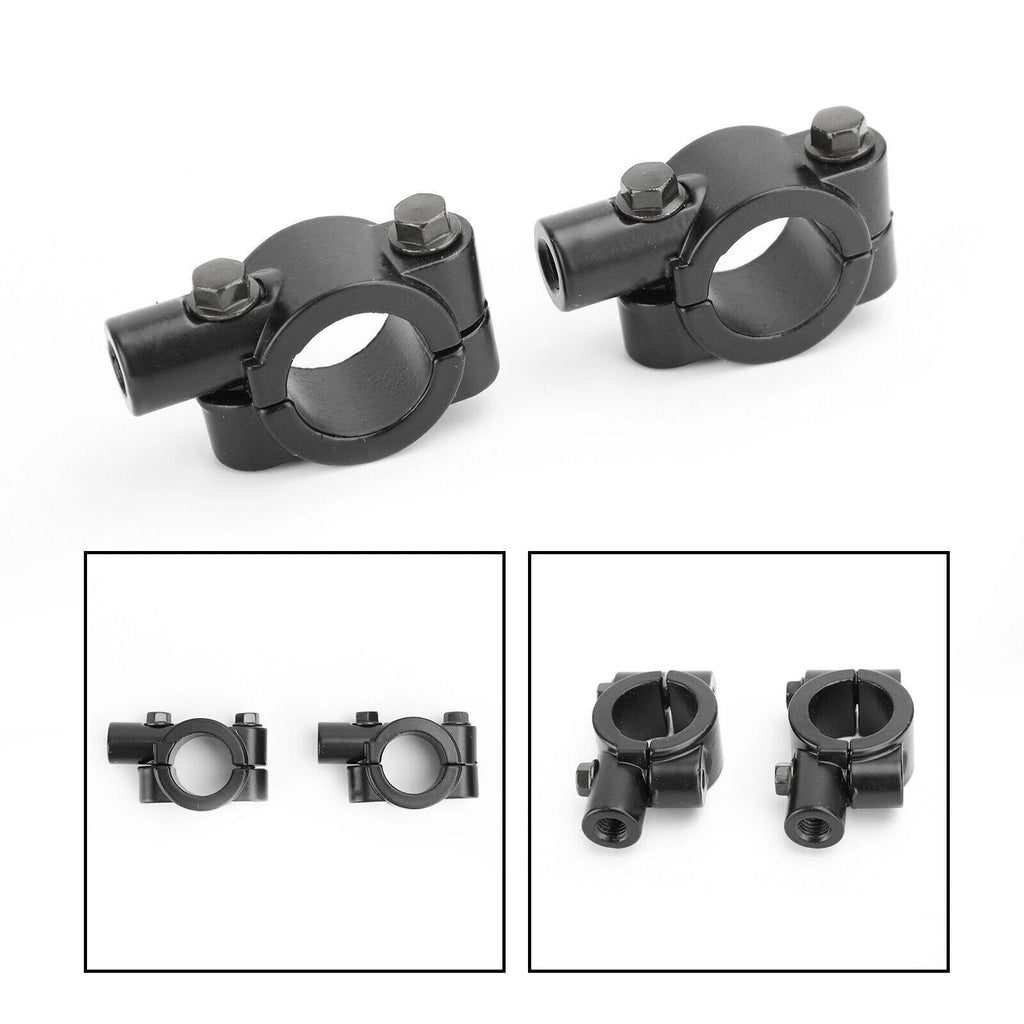 7/8" Bar Mirror Mount Holder Clamp Adaptor for Universal Motorcycle (10mm M10 CCW)