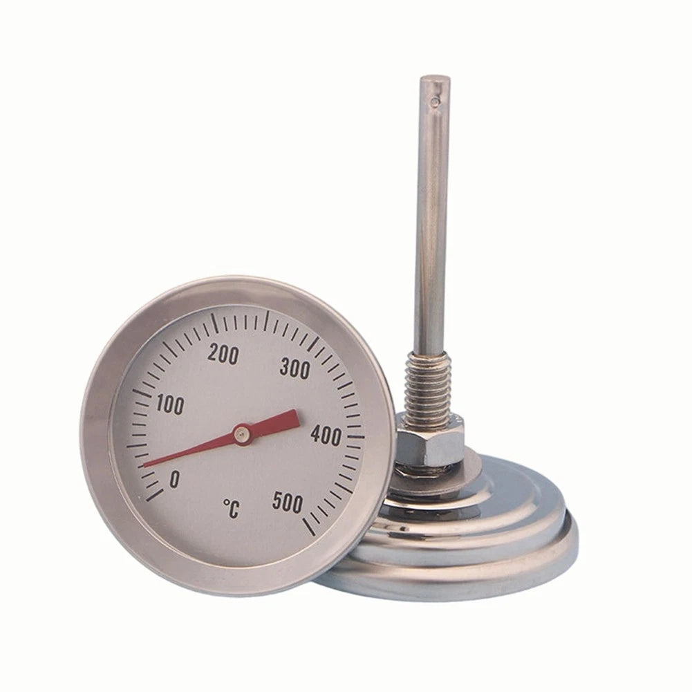 Barbecue Thermometer for Oven and Grill (Stainless Steel, Bimetallic)