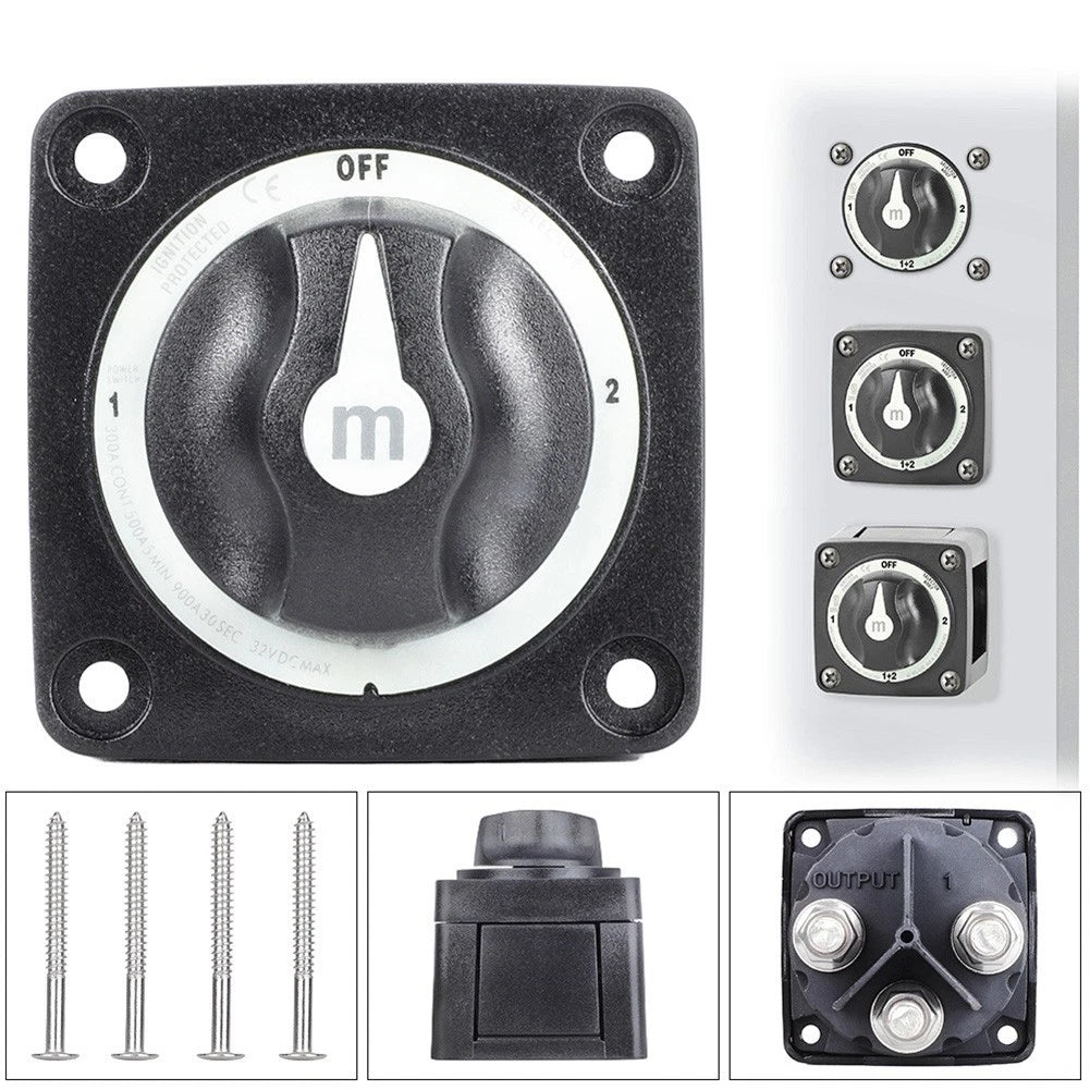 Boat Power Switch for Marine Battery Management (Waterproof)