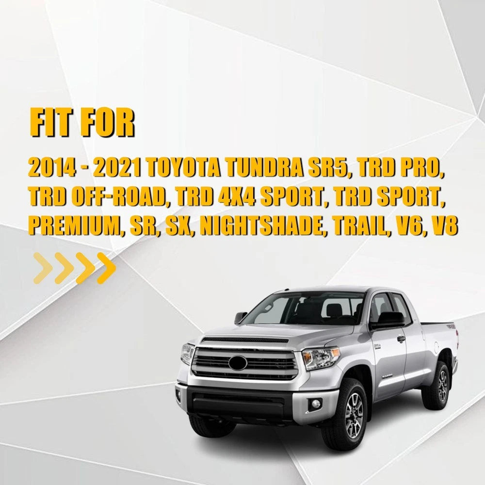 Driver Bottom Cloth Cover for Toyota Tundra (2014–2018) 2-Tone Gray