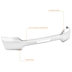 Front Bumper Face Bar for Chevy Silverado 1500 (2016–2019) Chrome w/o Fog Light Cutout