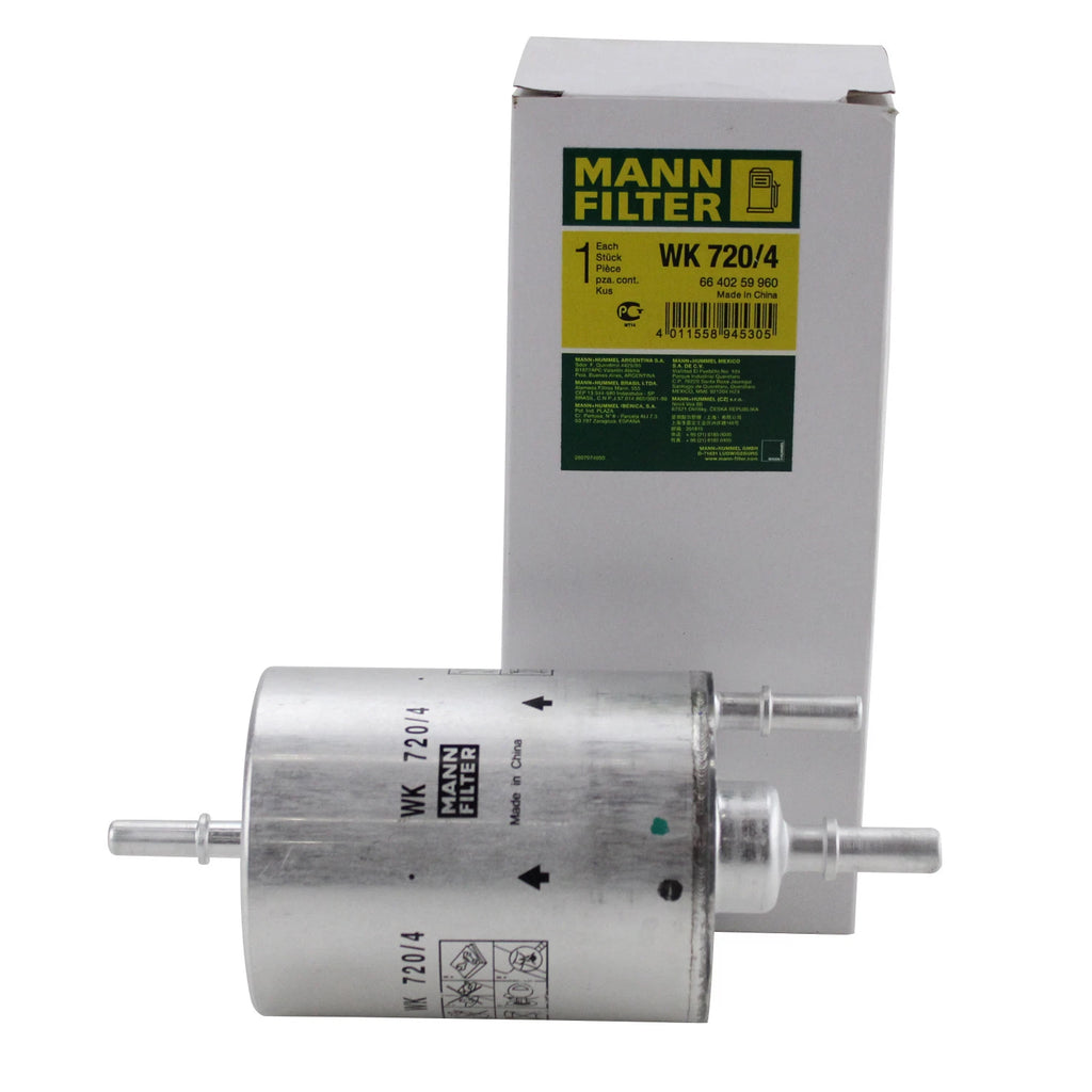 MANN-FILTER Fuel Filter WK 720/4 for Audi A4 A6 A8 Quattro R8 RS4 S4 S6 S8 (2000–2023)