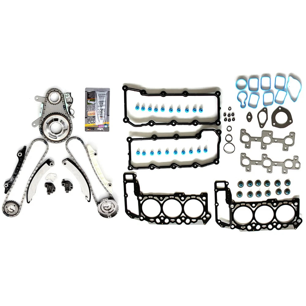 Head Gasket Set & Timing Chain Kit for Dodge Ram 1500, Jeep Liberty (2002–2003)