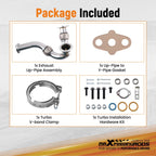 Turbo Y-Pipe Up Pipe Install Kit for Ford Powerstroke 6.0L (2003-2007)