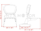 Detachable Sissybar Backrest Luggage Rack for Harley Softail (2006–Present)