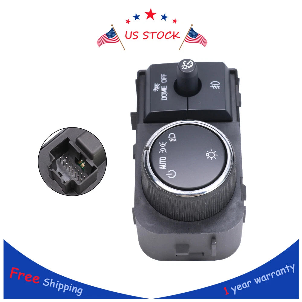 Headlight Switch for Chevy Silverado Tahoe GMC Sierra Yukon (2007–2014)