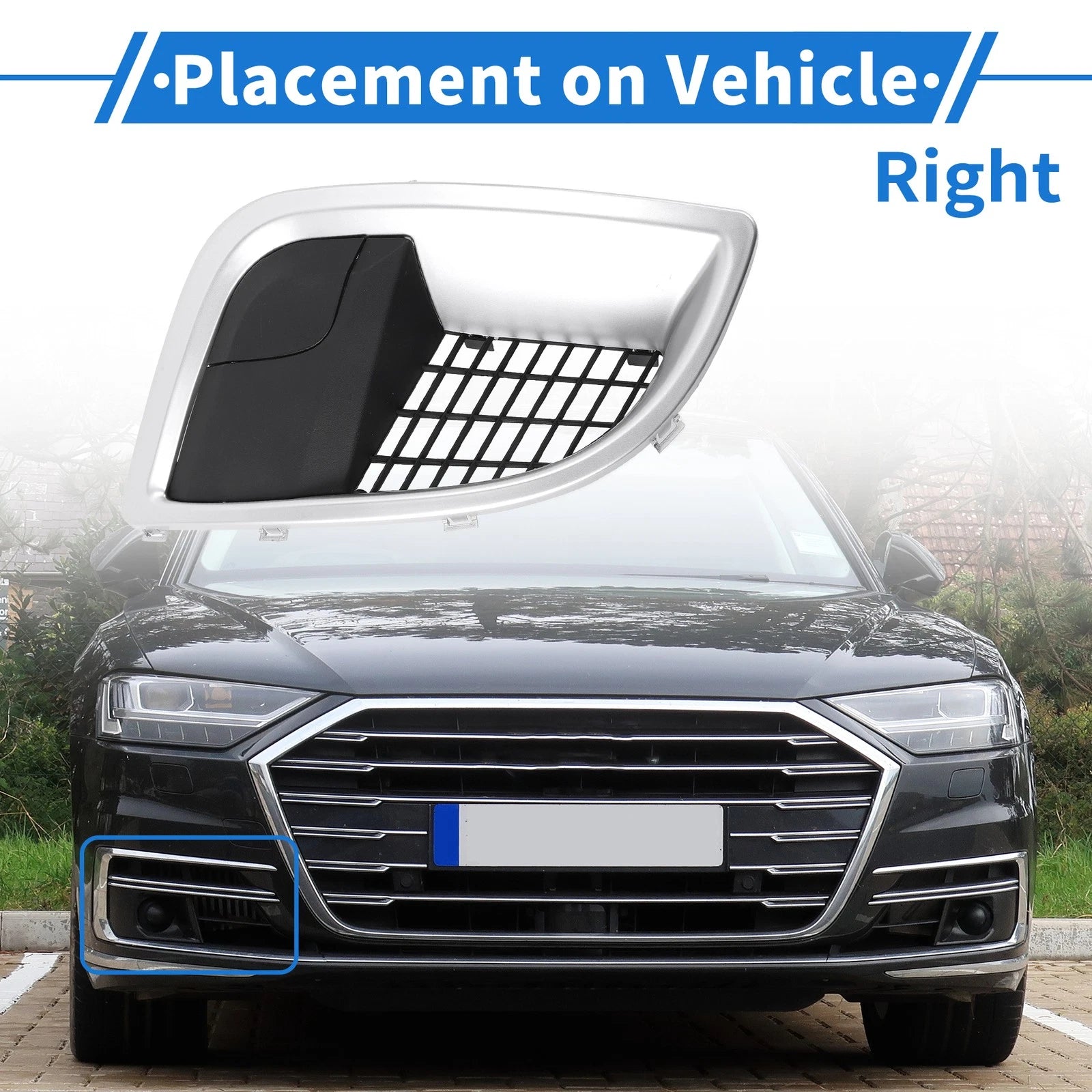 1 Pc Fog Light Grill for Buick Regal (2012–2017) No. 22821246
