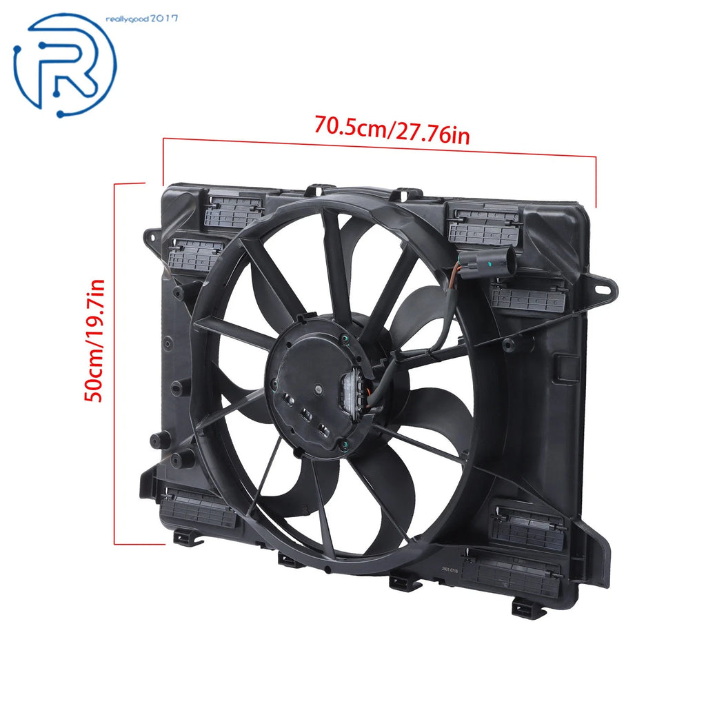 Radiator Cooling Fan Assembly w/Shroud for Cadillac CT6 (2016–2020) 84109931