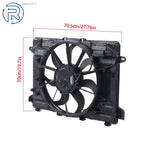 Radiator Cooling Fan Assembly w/Shroud for Cadillac CT6 (2016–2020) 84109931