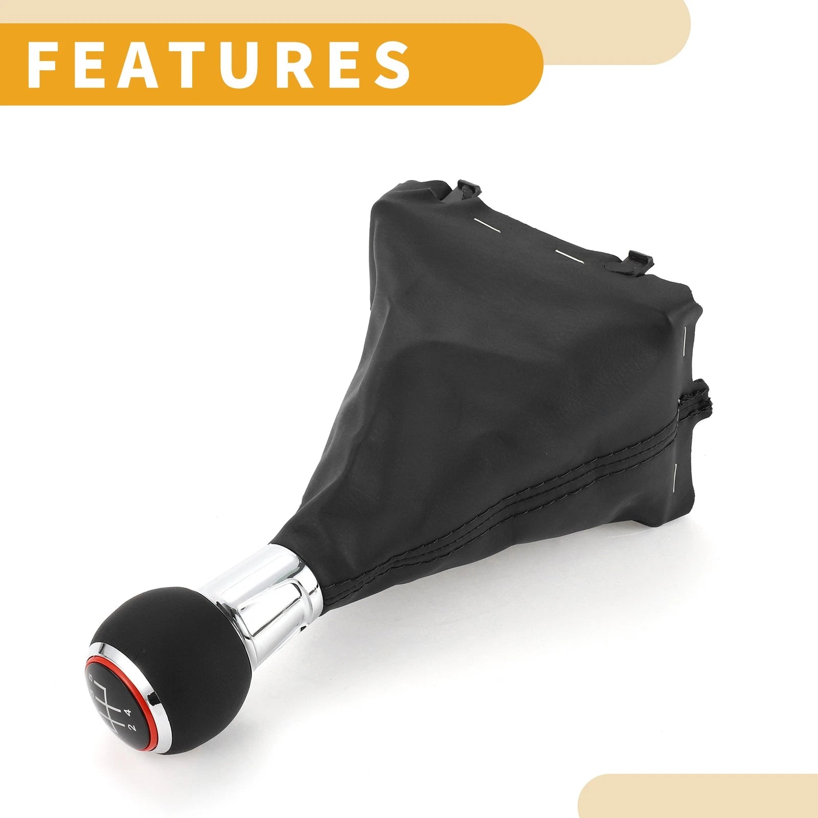 5 Speed Shift Knobs with Boot Cover for Audi A3 (2008–2013)