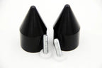 Spike Black Bar End Weights Sliders for Yamaha YZF-R1 (1998–2012)