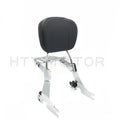 Chrome Sissy Bar Passenger Backrest Pad for Harley Sportster (2004–2016)