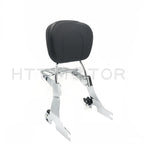 Chrome Sissy Bar Passenger Backrest Pad for Harley Sportster (2004–2016)