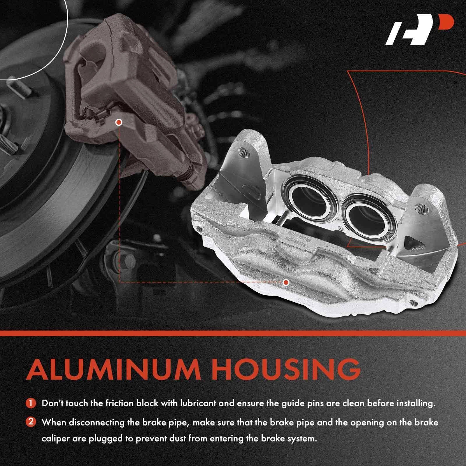 Front Brake Calipers and Ceramic Pads for Toyota Tundra Sequoia (2007–2015)