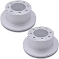 Set of 2 Rear Brake Disc Rotors 325mm Coated for GMC Chevy (DRW)