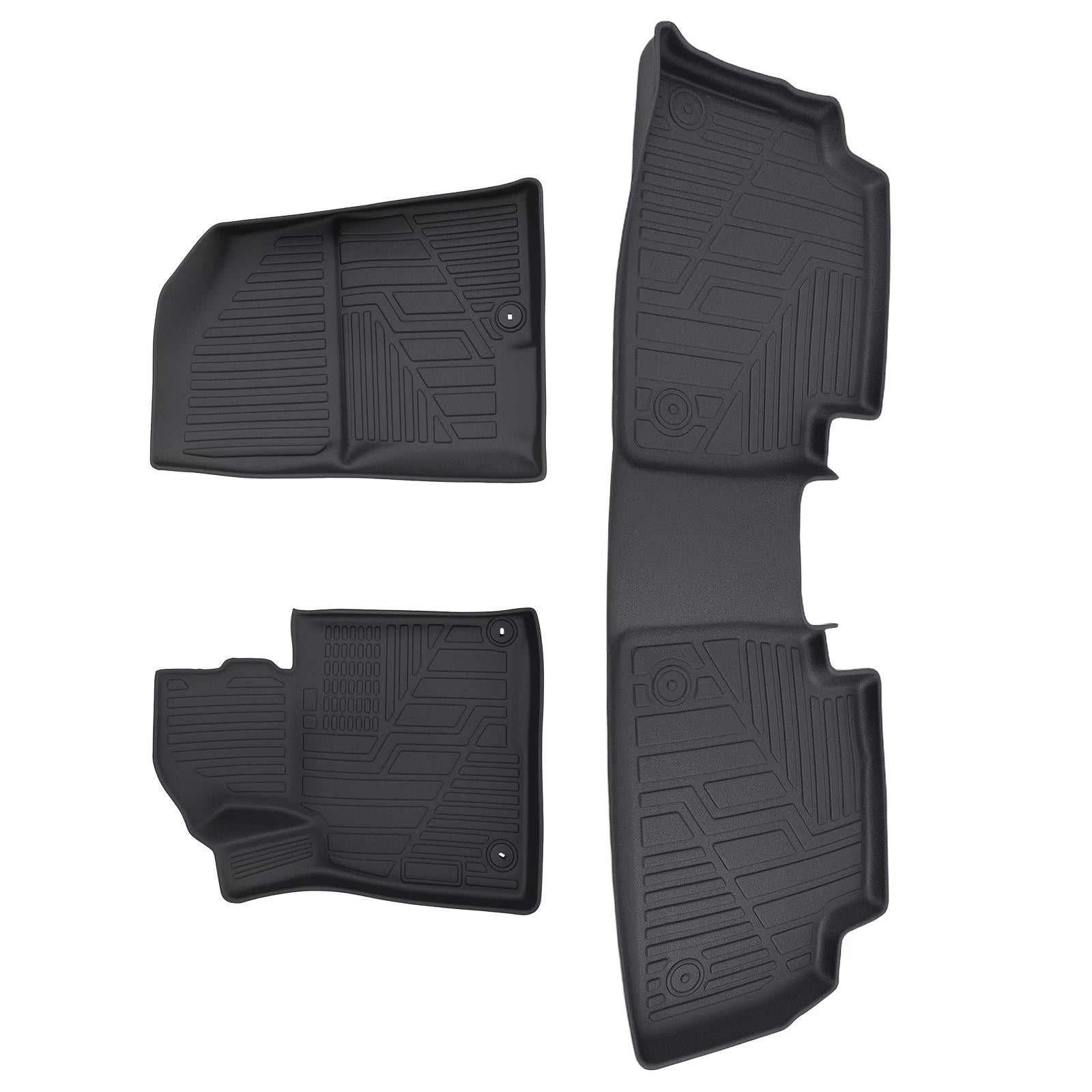 TPE Carpet Floor Mats for Hyundai Santa Fe (2019–2020) Anti-Slip Waterproof