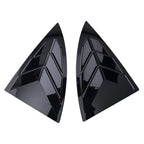 Quarter Window Louvers for Tesla Model Y (2020–2024) Gloss Black ABS