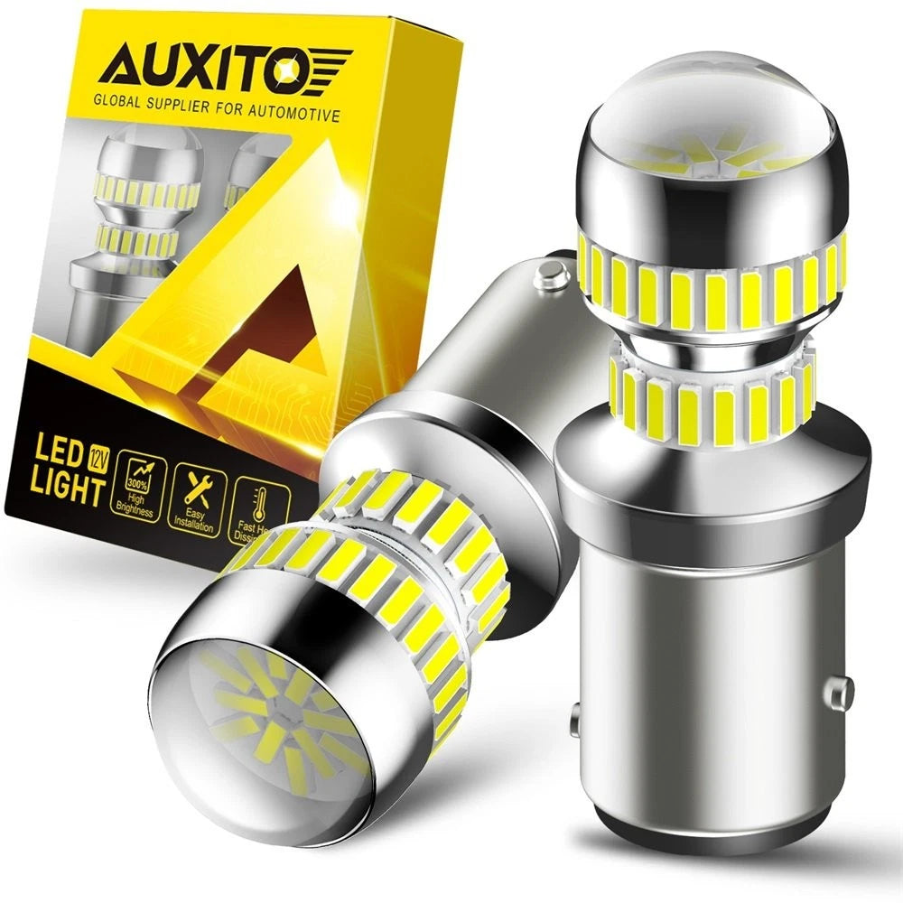2X 1157 LED Turn Signal Brake Reverse Light Bulb for Mitsubishi Mirage Eclipse