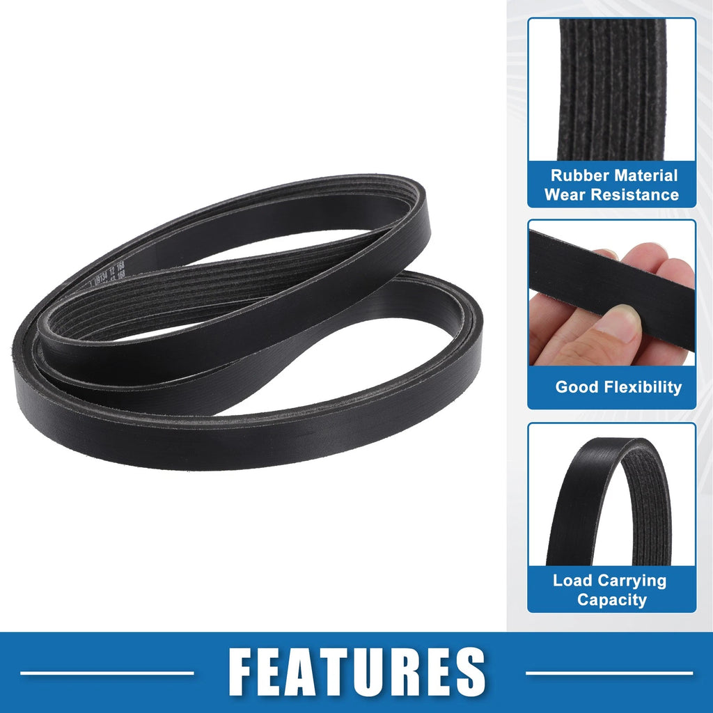 2pcs Serpentine Belt for Lexus RX 330 (2005) No. 9008091239/9008021040