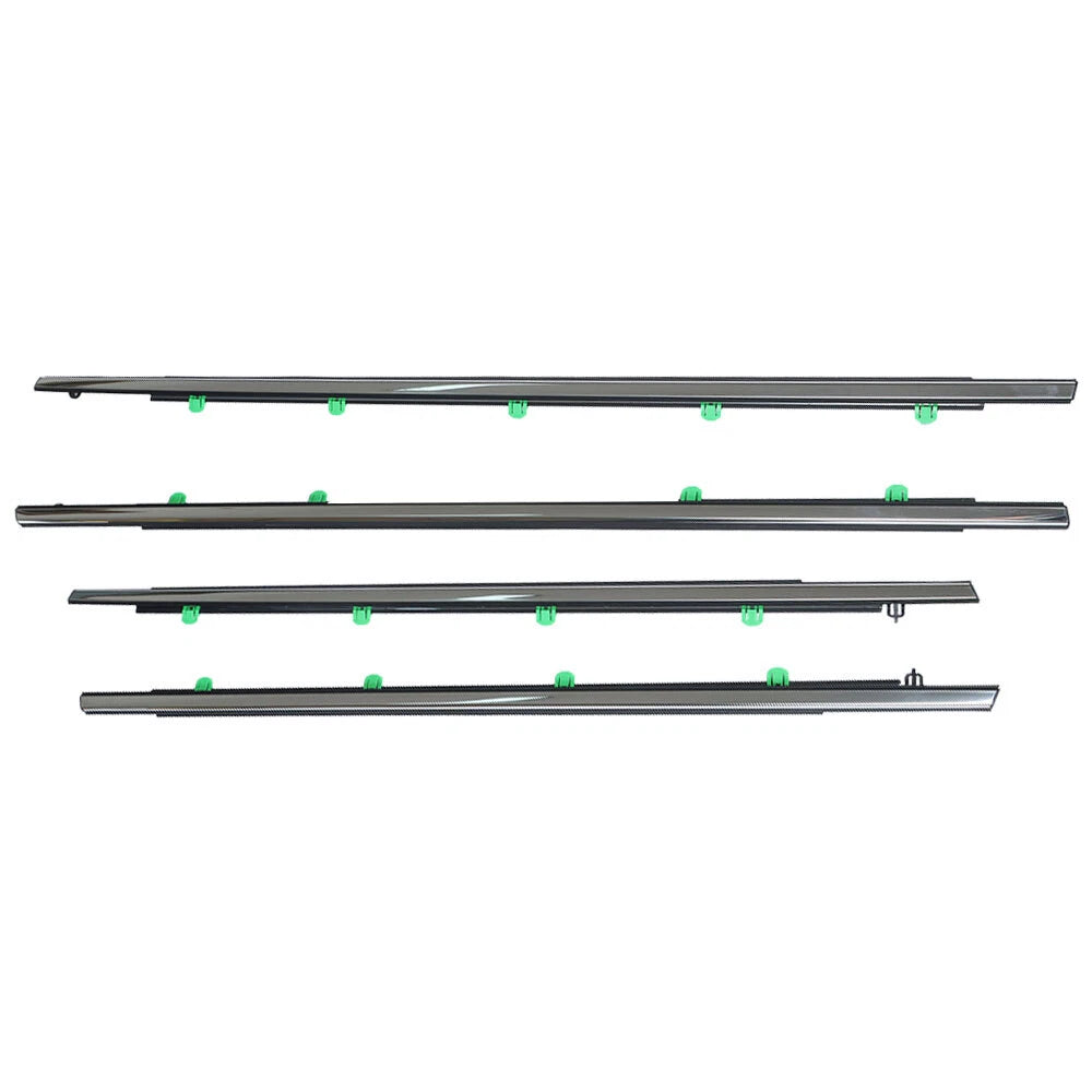 Set of 4 Window Weatherstrip Belts for Honda CR-V (2012–2016) Chrome