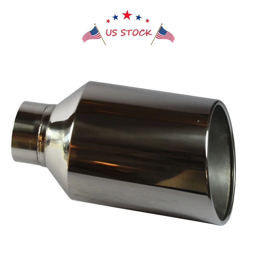 4" Inlet 8" Outlet Stainless Steel Exhaust Tip for Diesel Trucks