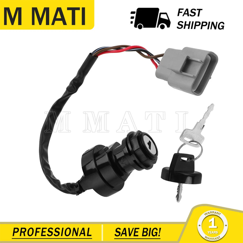 Ignition Key Switch 28P-82510-00-00 for Yamaha Kodiak 700 YFM700K (2016–2023)