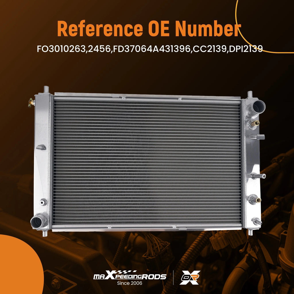 3-Row Radiator for Ford Mustang GT/SVT 4.6L (1997–2004) FD37064A Cross Flow