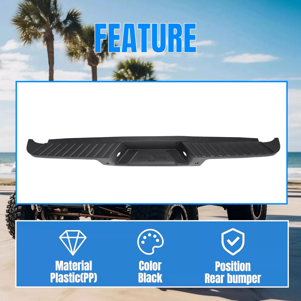 Rear Bumper Top Step Cover w/Sensors for Ford F150 (2009–2014)