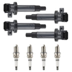 Set of 4 Ignition Spark Plugs for Toyota Celica Corolla Matrix (2000–2005) UF247