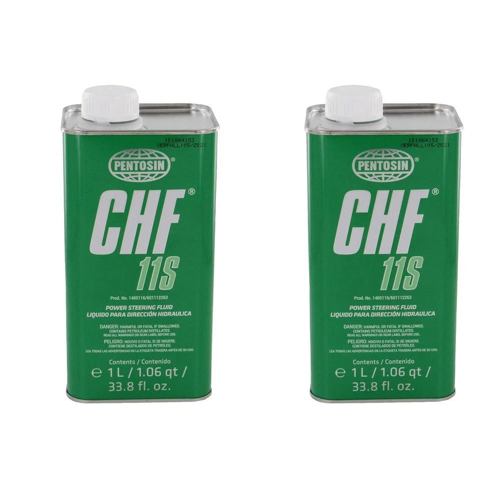 Set of 2 Synthetic Hydraulic Power Steering Fluid for Audi VW