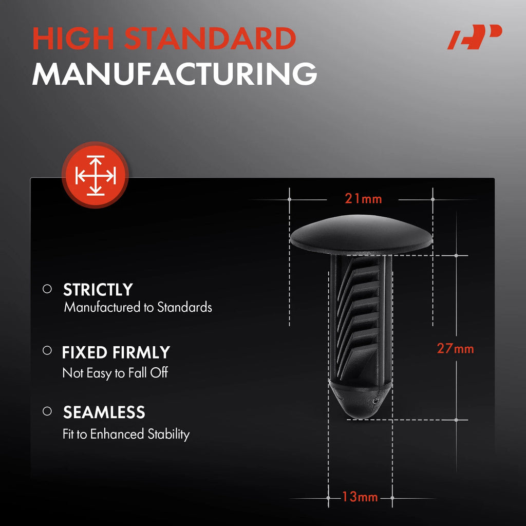 Nylon Bumper Fascia Retainer Clips for Cadillac (2013-2018)