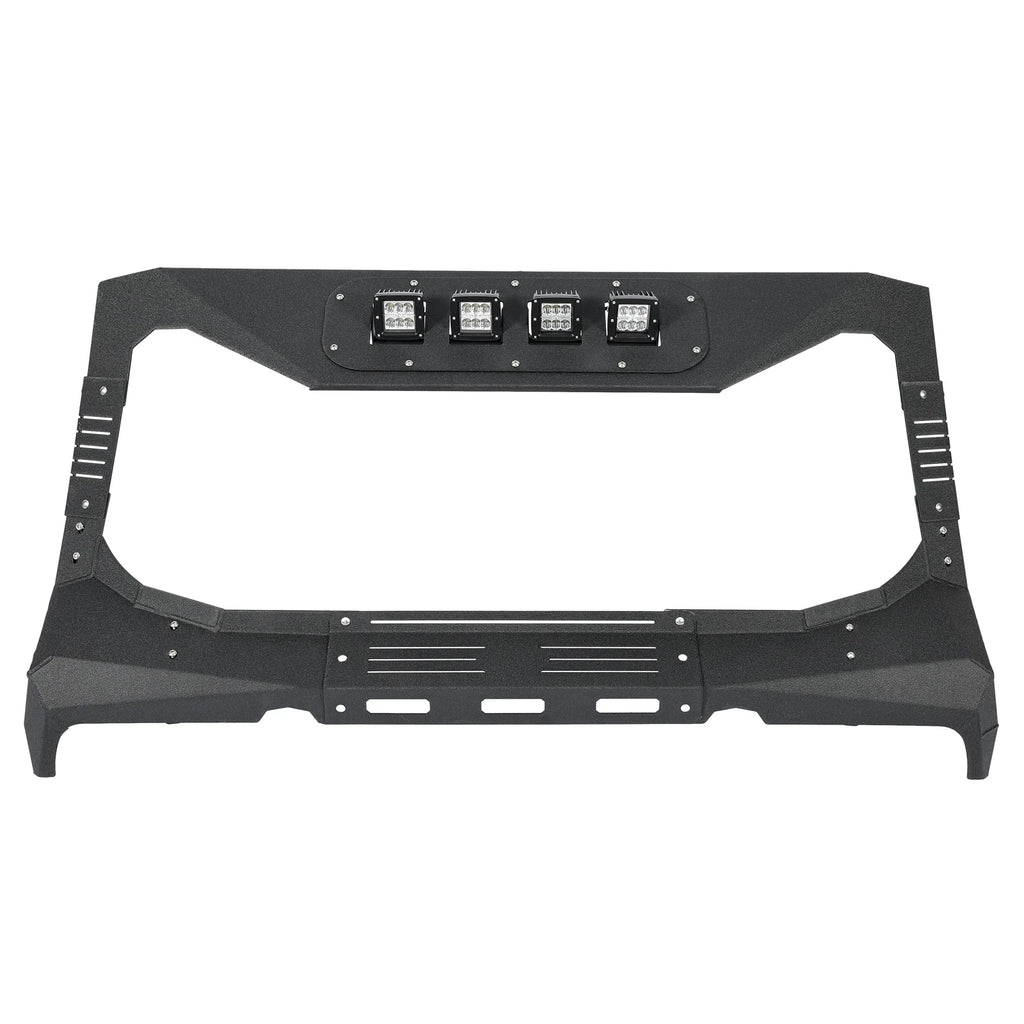 Windshield Frame Cover Cowl Armor with LED Lights for Jeep Wrangler JK (2007–2018)