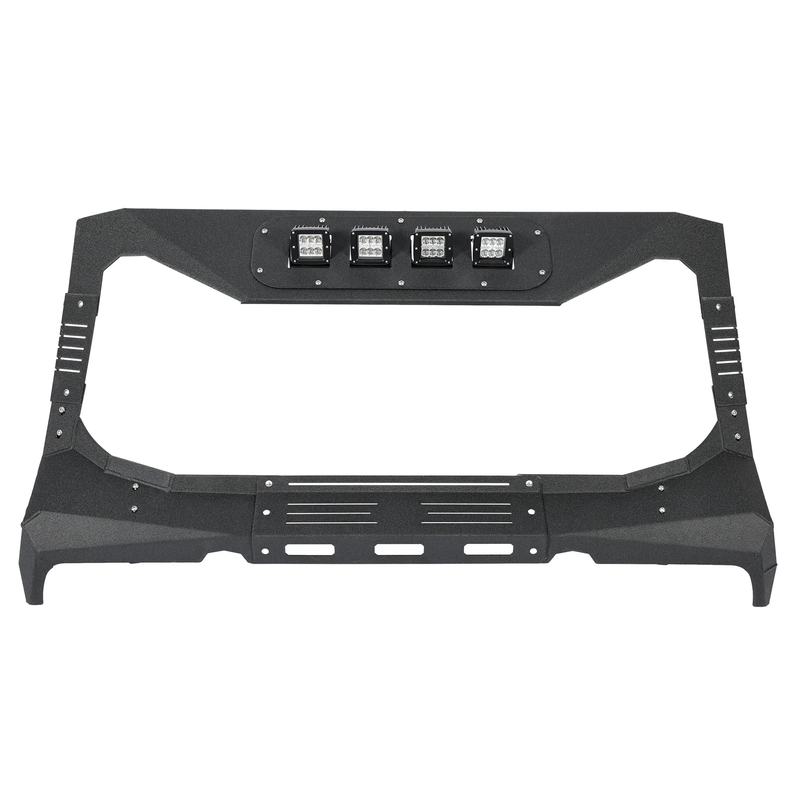 Windshield Frame Cover Cowl Armor with LED Lights for Jeep Wrangler JK (2007–2018)