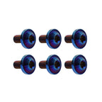 6pcs M6x20mm Titanium Torx Head Bolts for Bike Motorcycle