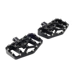 Black Rear FootPeg Passenger Pedal for Harley FXBB FXLR FXLRS FXLRST FXST FLSB (2018-2023)