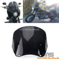 12" Smoke Windshield for Harley Dyna FatBob FXDF FXDB FXDL (1999-2017)