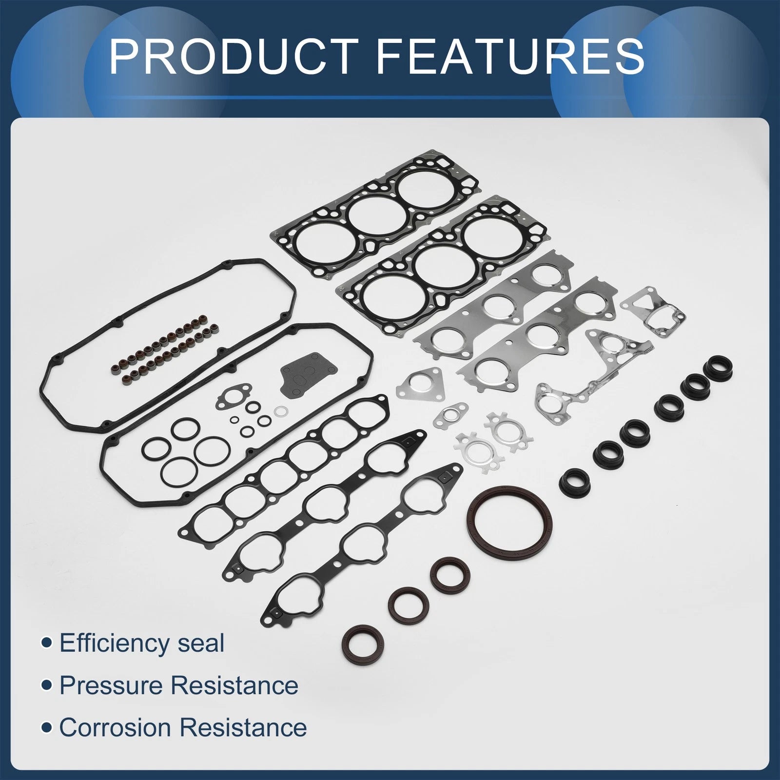 Cylinder Head Gasket Kit No.MD975370 for Mitsubishi 6G74 (1995–2005)