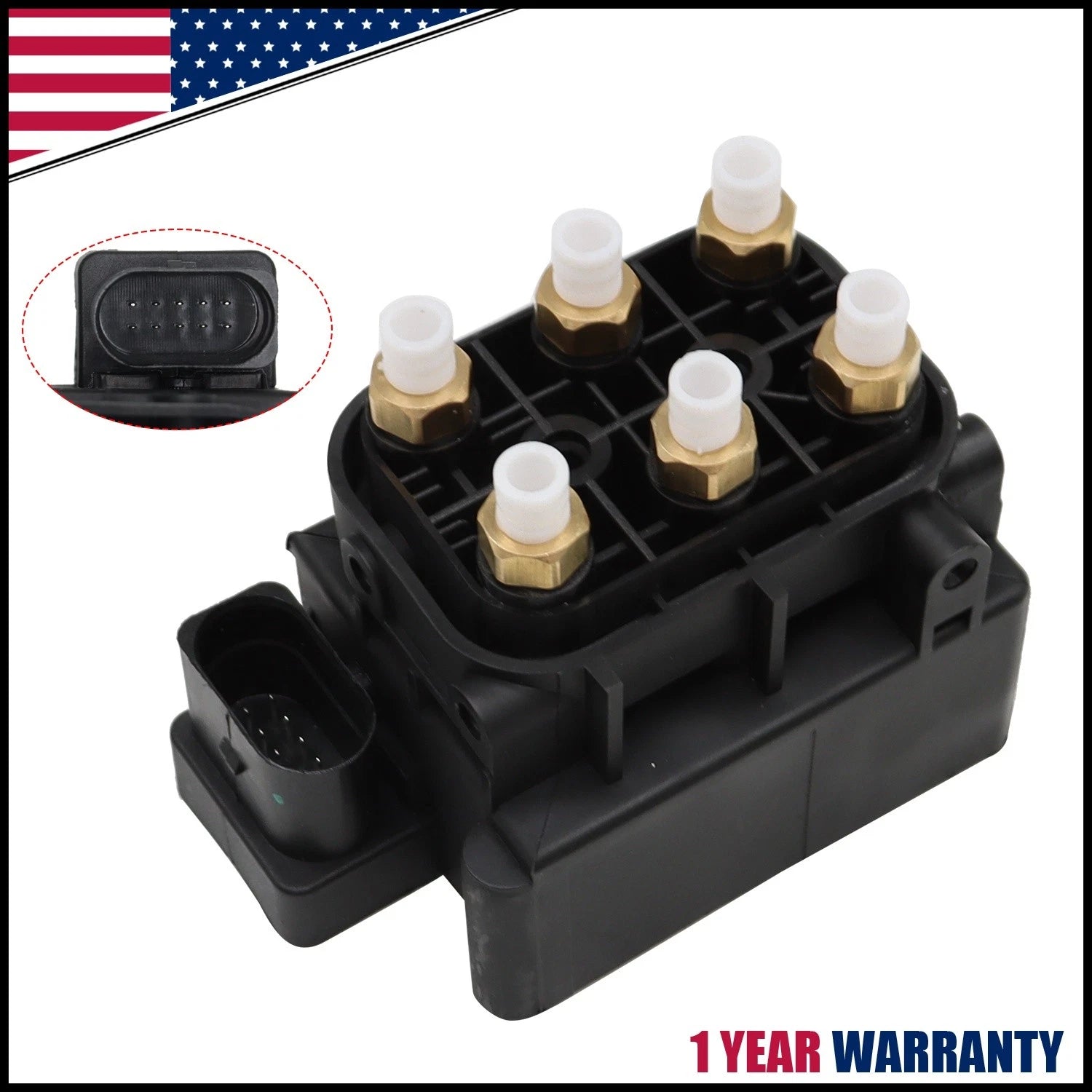 Air Suspension Control Solenoid Valve 7L0698014 for Jeep Porsche Ram Volvo