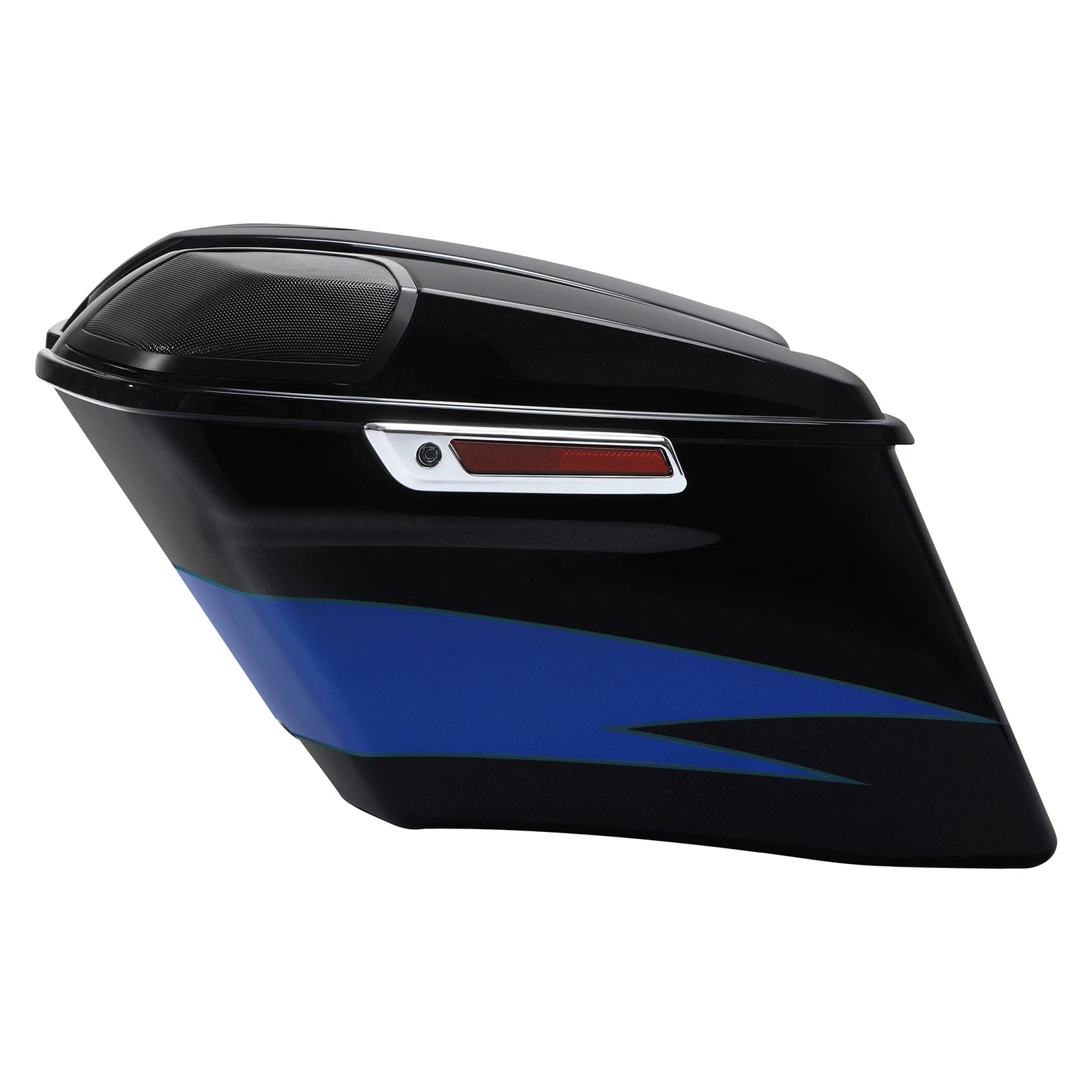 Saddlebags Speaker Lids for Harley CVO Road Glide (2018) - Candy Cobalt/Indigo Ink