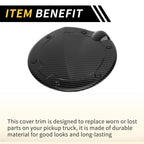 Carbon Fiber Pattern Fuel Tank Cap Cover Trim for Toyota Tundra (2022–2024)
